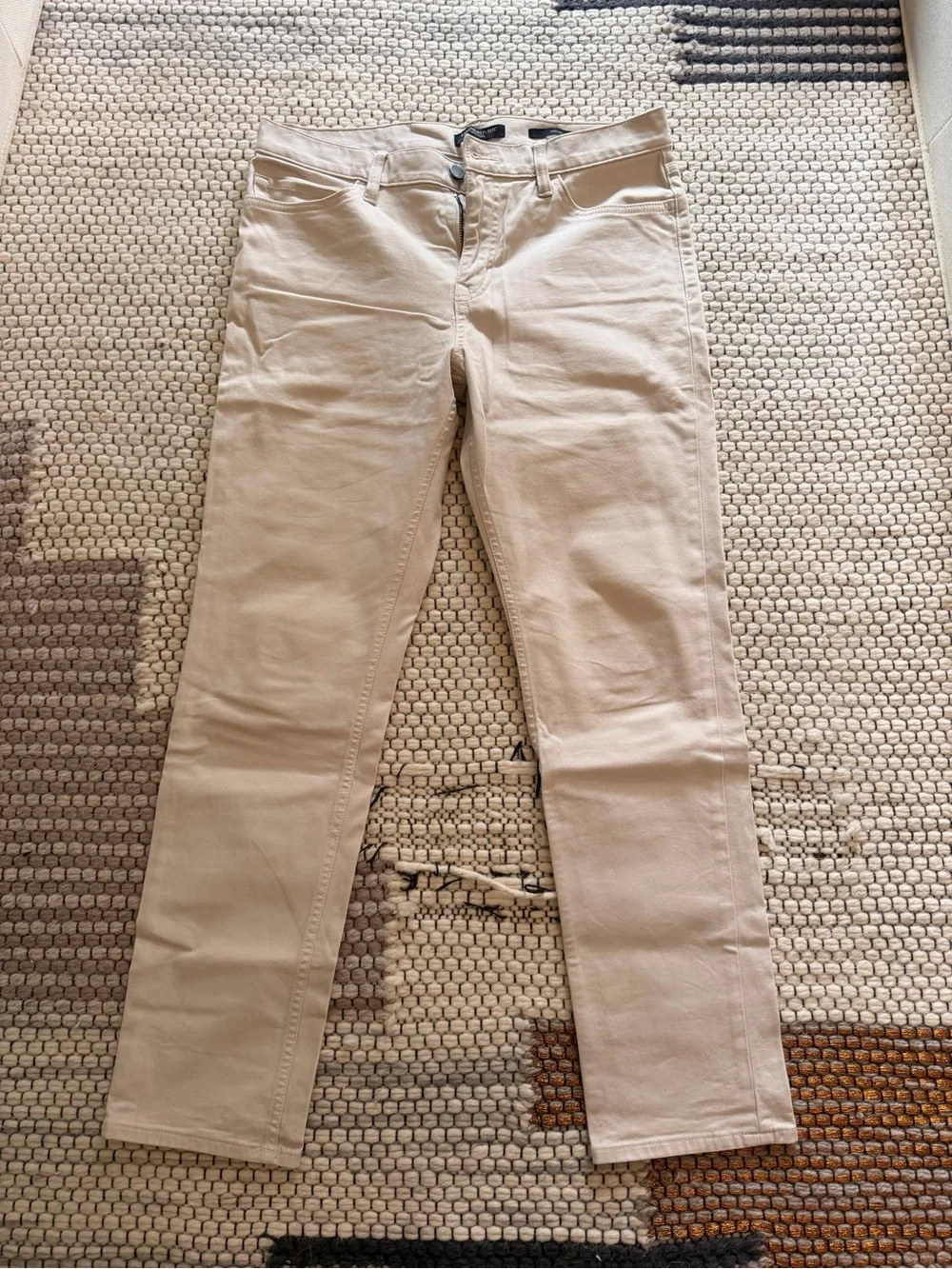 Banana Republic Men’s Traveler Pant Slim - Olive & Off White